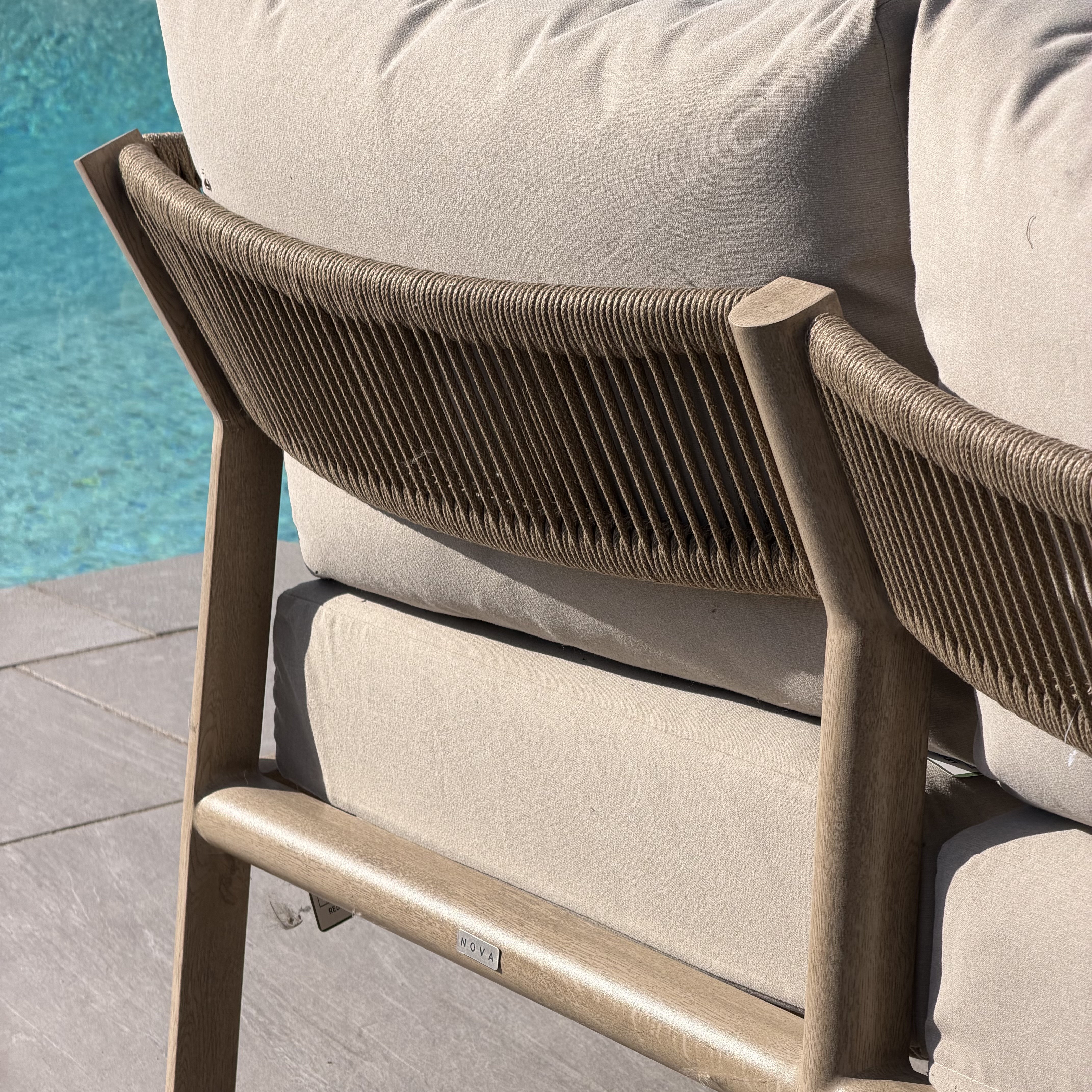 Nova - Eleanor Corner Sofa Set with Square Footstool